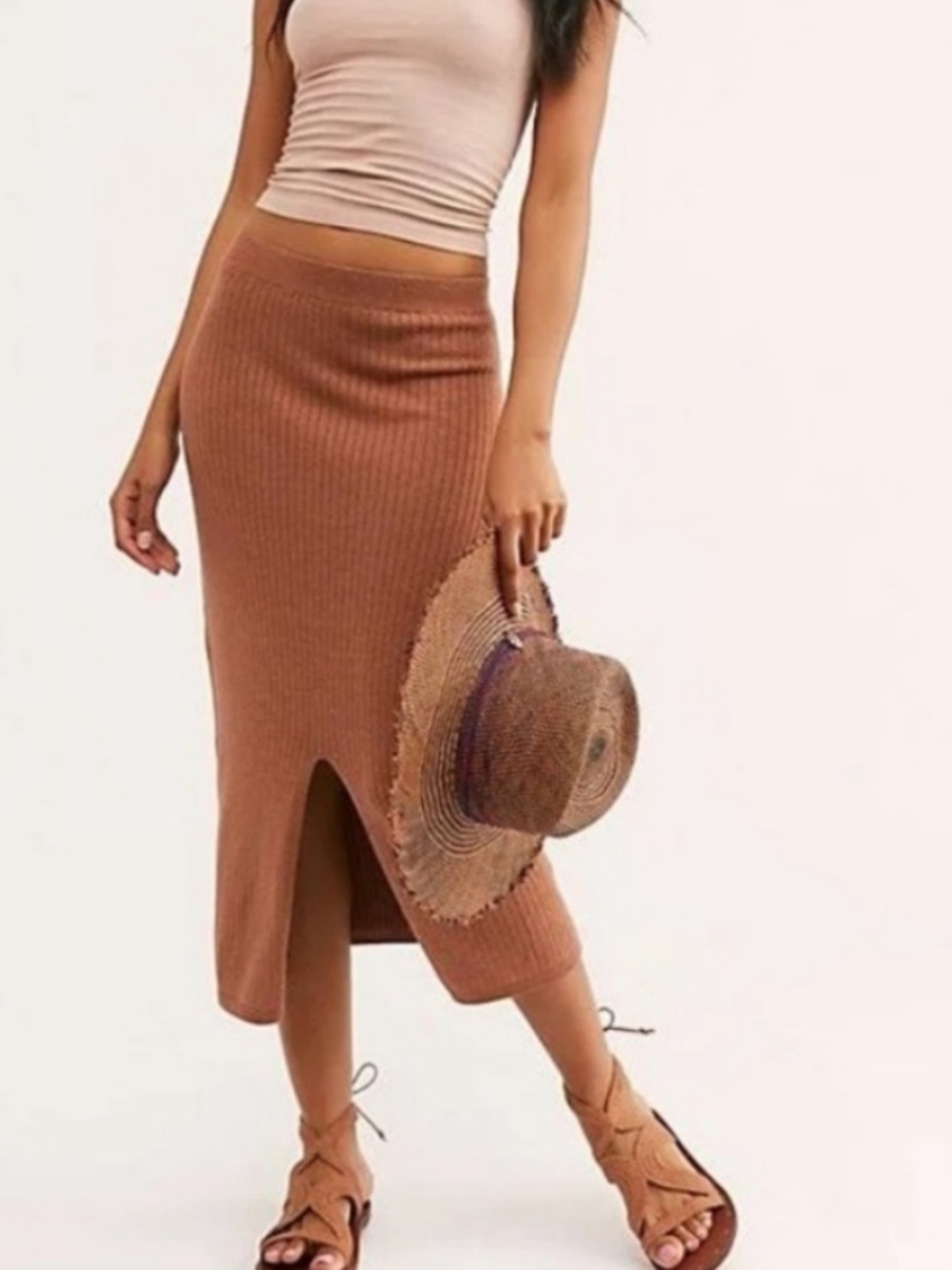 Free people skyline midi skirt